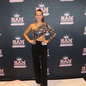 Sherri Hill Mirrored Jumpsuit